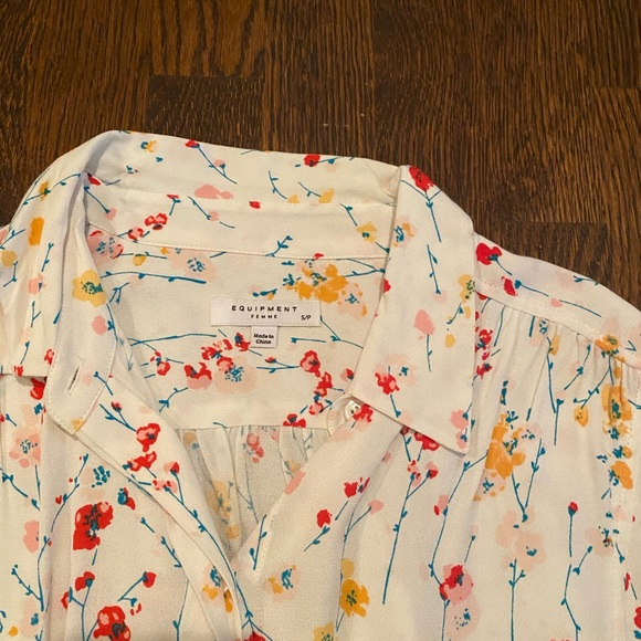 Equipment balloon sleeve blouse - Picture 2 of 4